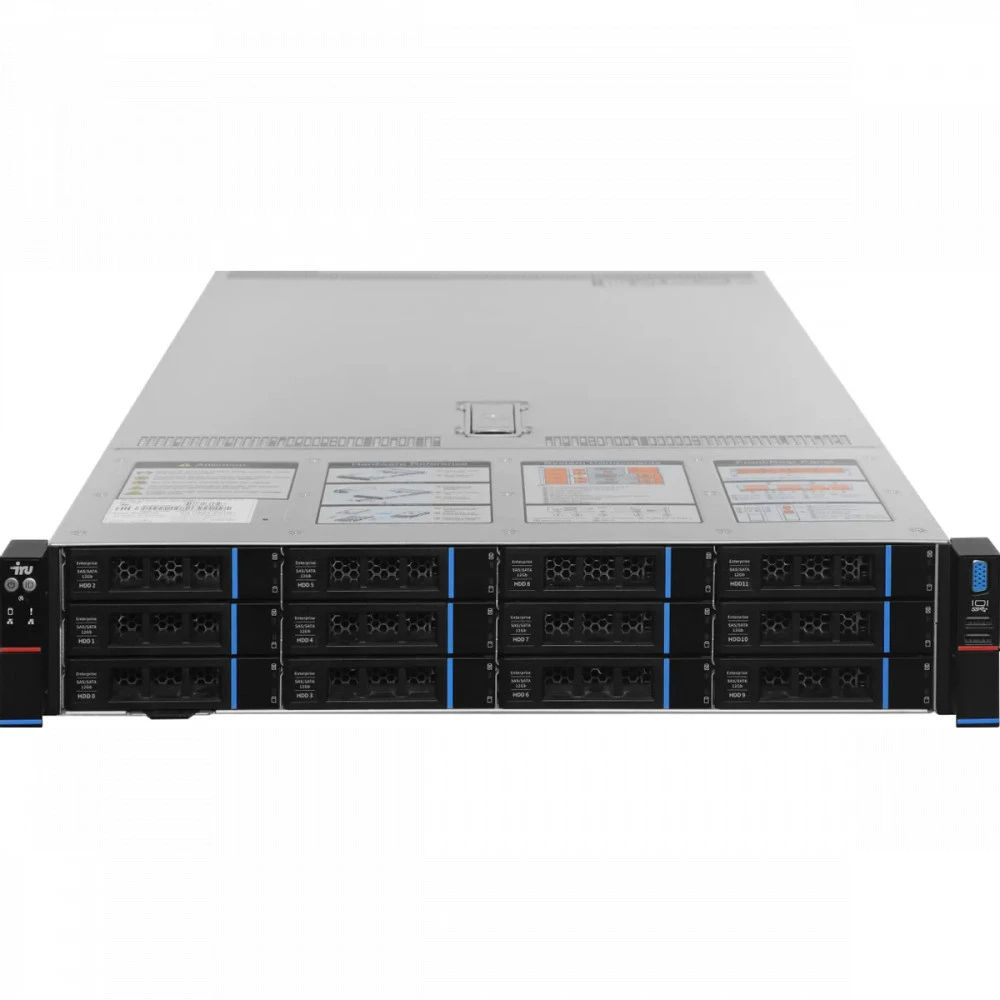 Сервер iRU Rock g2212ig4, 2U 2160706 2U Rack, Xeon Gold 6448Y, 2100 МГц, 32, 60, 2 x 64 ГБ, SFF 2.5" + LFF 3.5", 14