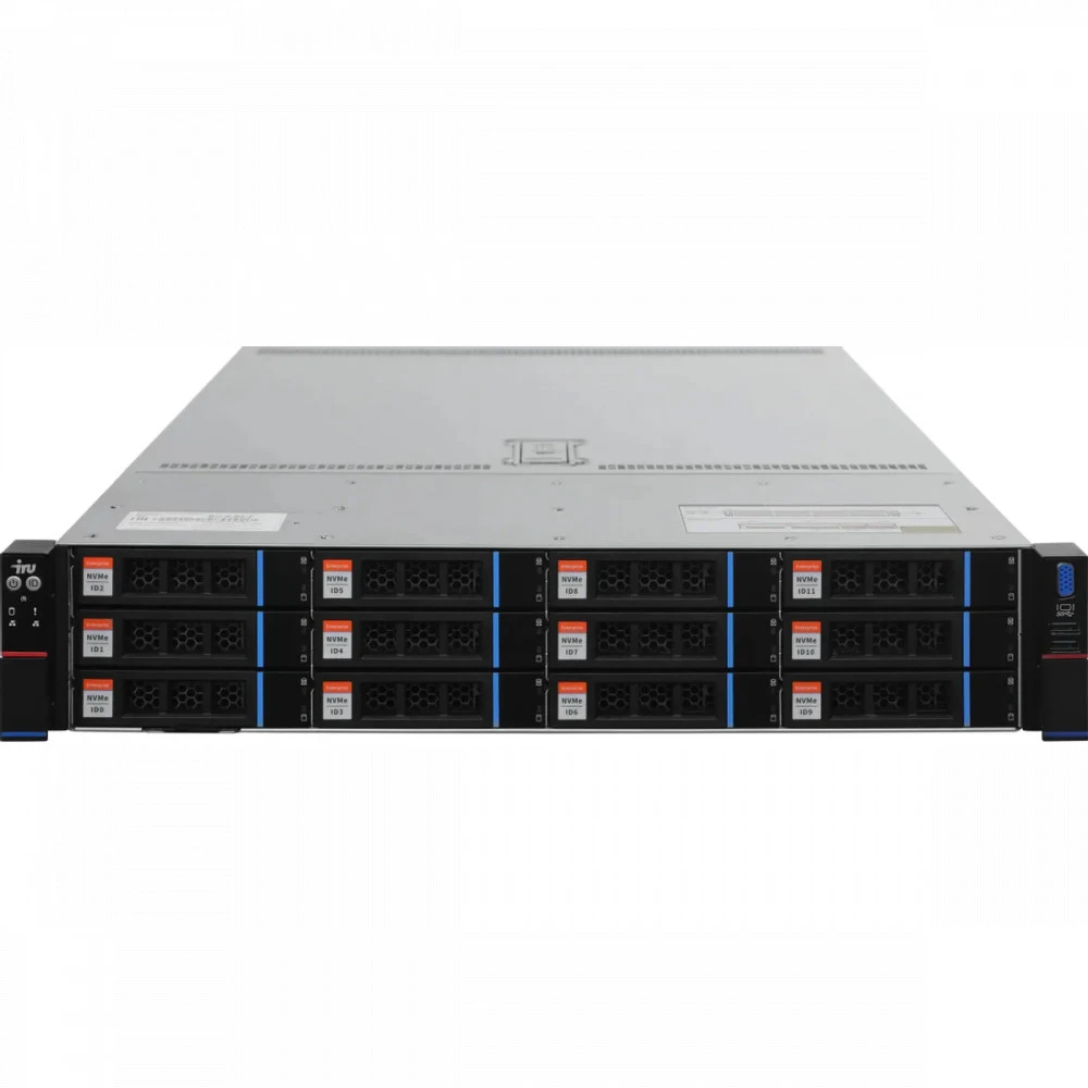 Сервер iRU Rock g2212p, 2U 2162505 2U Rack, Xeon Platinum 8380, 2300 МГц, 40, 60, 4 x 32 ГБ, SFF 2.5" + LFF 3.5", 14