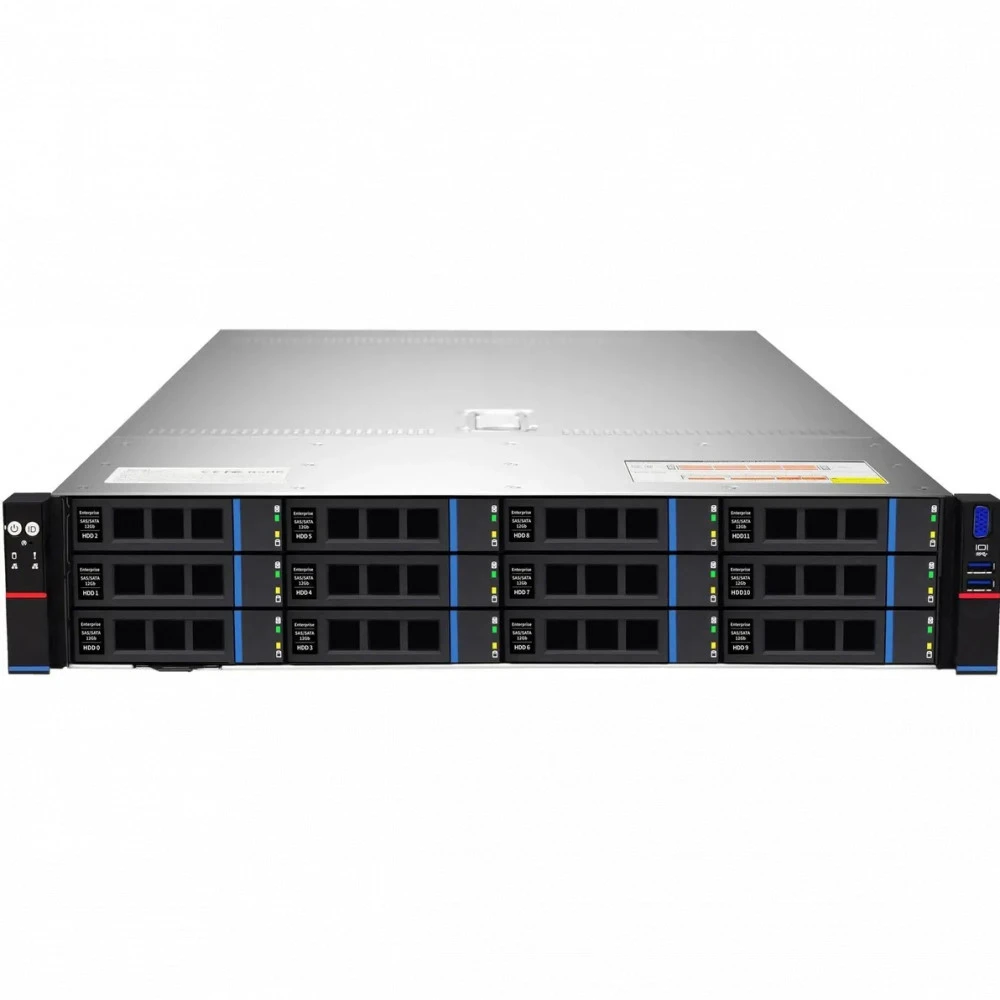 Сервер iRU Rock G2212P, 2U 2159496 2U Rack, Xeon Gold 6348, 2600 МГц, 28, 42, 2 х 64 ГБ, SFF 2.5" + LFF 3.5", 14, 2x 480 ГБ