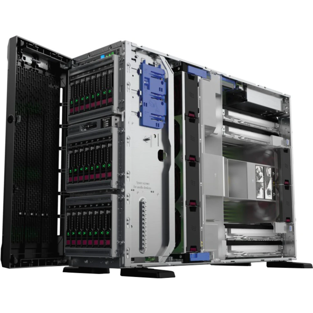 Сервер HPE ML350 Gen10 P21786-421/1 Tower, Xeon Bronze 3206R, 1900 МГц, 8, 11, 1 x 64 ГБ, LFF 3.5", 12