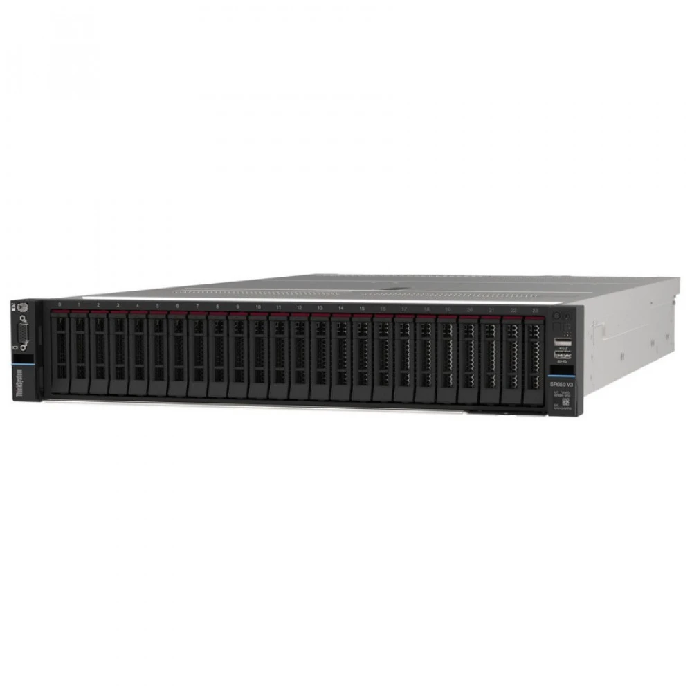 Сервер Lenovo ThinkSystem SR650 7D76CTO1WW-2 2U Rack, Xeon Silver 4510, 2400 МГц, 12, 30, 1 x 32 ГБ, LFF 3.5", 12