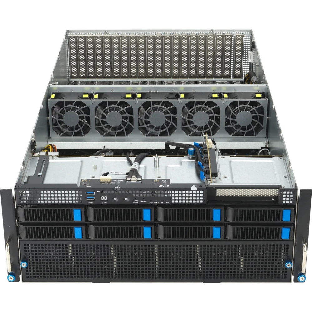 Сервер Asus ESC8000-E11 90SF02I2-M00SJ0 4U Rack, Xeon Platinum 8480+, 2000 МГц, 56, 105, SFF 2.5" + LFF 3.5", 8