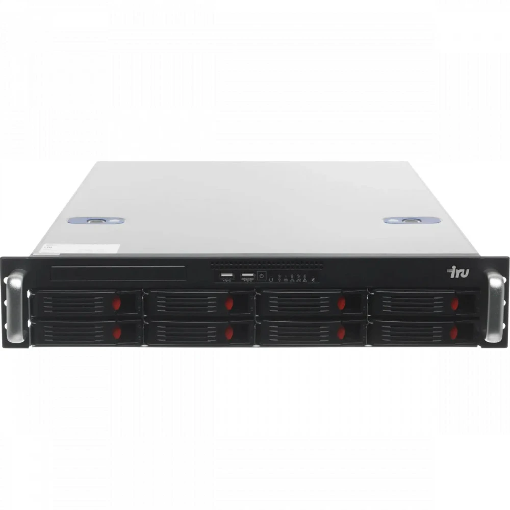 Сервер iRU s2208ed 2179209 2U Rack, Xeon Gold 6240R, 2400 МГц, 24, 35.75, 2 x 32 ГБ, SFF 2.5" + LFF  3.5", 8, 1x 500 ГБ