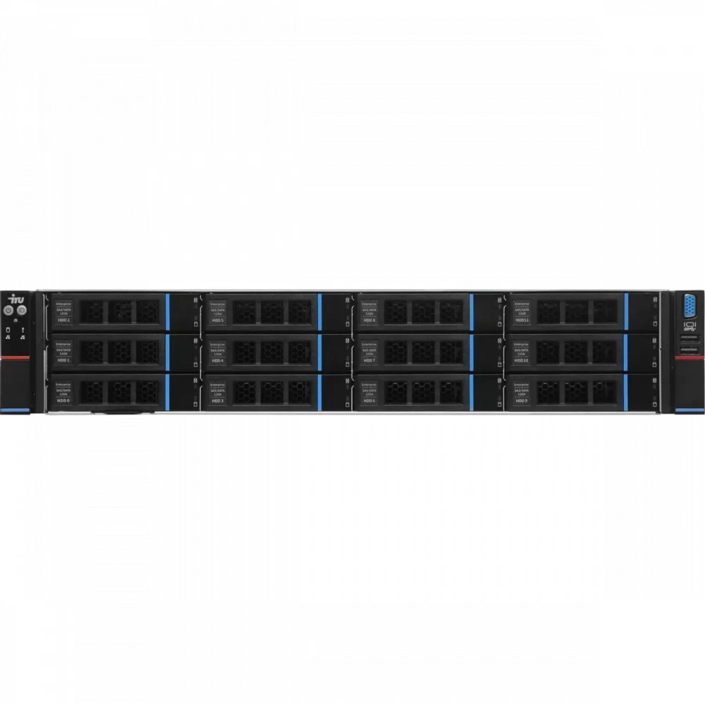 Сервер iRU Rock g2212ig4 2185405 2U Rack, Xeon Gold 6430, 2100 МГц, 32, 60, 2 x 32 ГБ, SFF 2.5" + LFF 3.5", 14