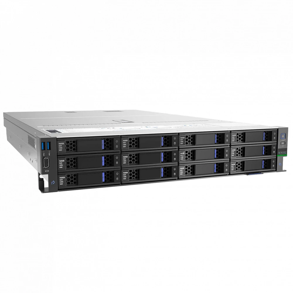 Сервер APEX R320-12/2U R320-12-4314 2U Rack, Xeon Silver 4314, 2400 МГц, 16, 24, 2 x 32 ГБ, SFF 2.5" + LFF  3.5"