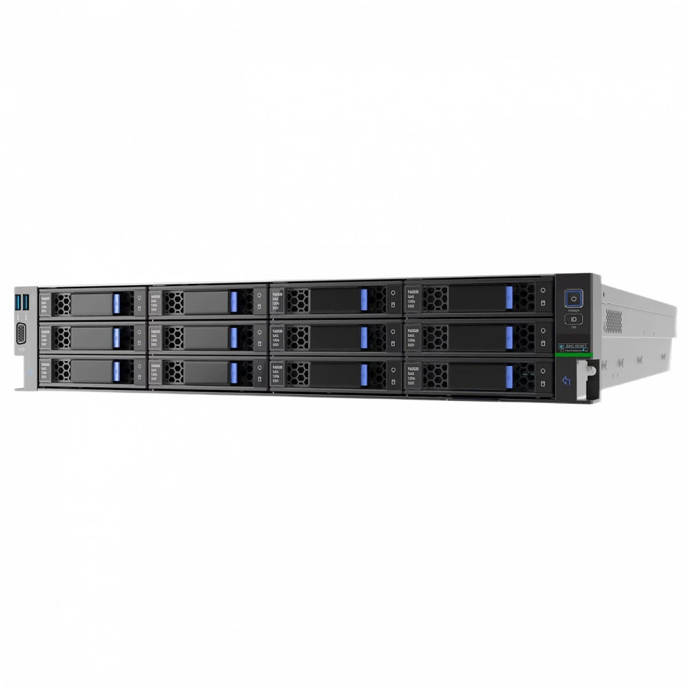 Сервер APEX R320-12/2U R320-12-4314 2U Rack, Xeon Silver 4314, 2400 МГц, 16, 24, 2 x 32 ГБ, SFF 2.5" + LFF  3.5"