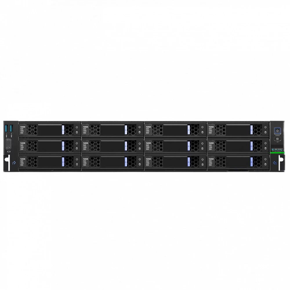 Сервер APEX R320-12/2U R320-12-4314 2U Rack, Xeon Silver 4314, 2400 МГц, 16, 24, 2 x 32 ГБ, SFF 2.5" + LFF  3.5"