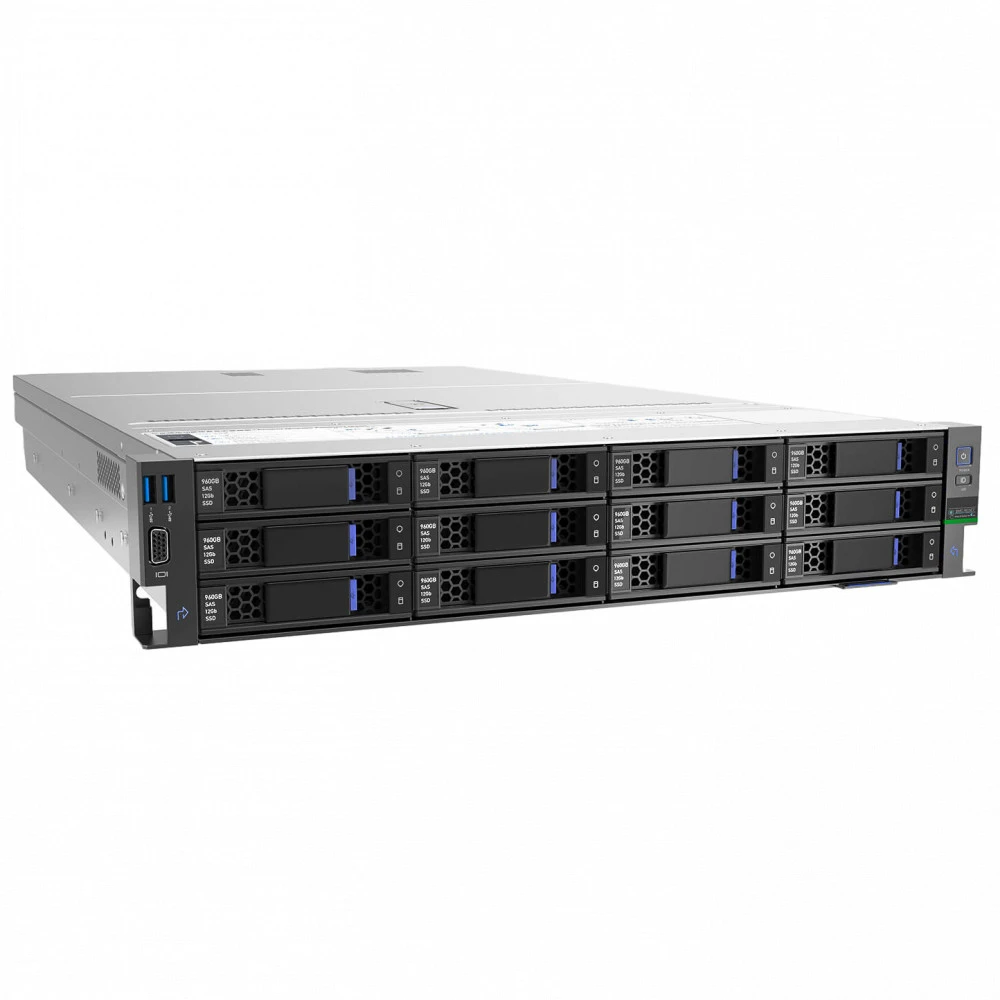 Сервер APEX R320-12/2U R320-12-6330 2U Rack, Xeon Gold 6330, 2000 МГц, 28, 42, 2 x 32 ГБ, SFF 2.5" + LFF 3.5"