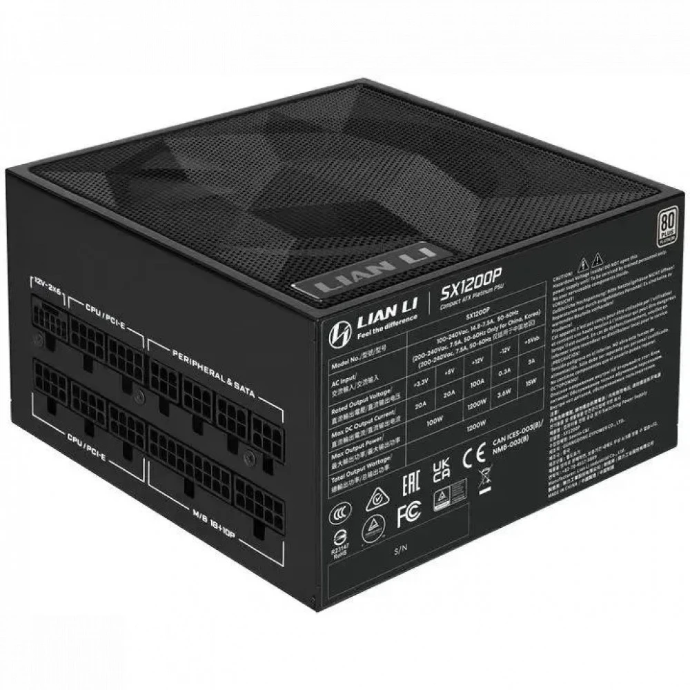 Серверный блок питания Lian Li G9P.SX1000P.B000.RU ATX, 1000 Вт