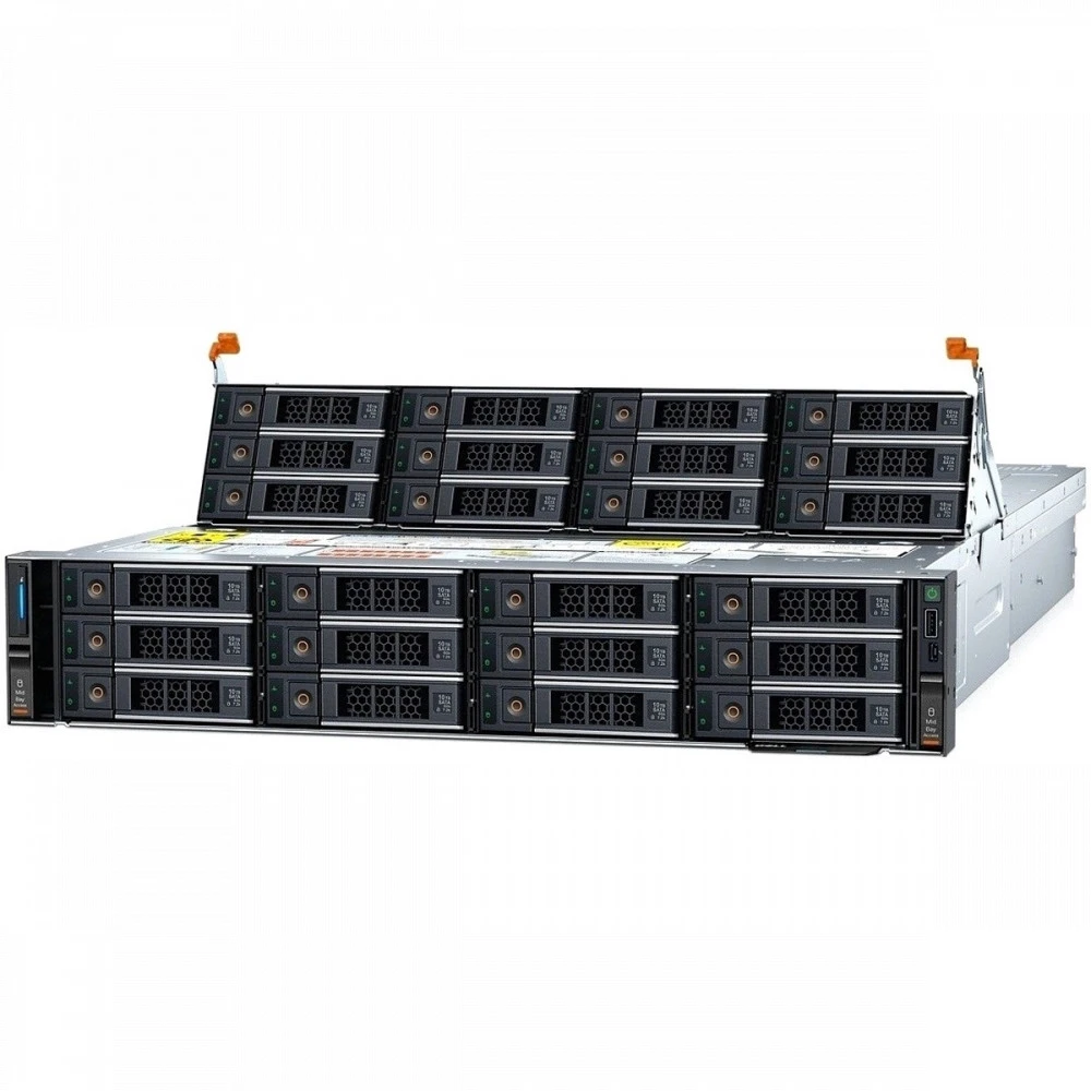 Сервер Dell R760XD2 210-BGSS-UZ02 2U Rack, Xeon Gold 5415+, 2900 МГц, 8, 22.5, 2 x 64 ГБ, LFF 3.5", 8x 4 ТБ