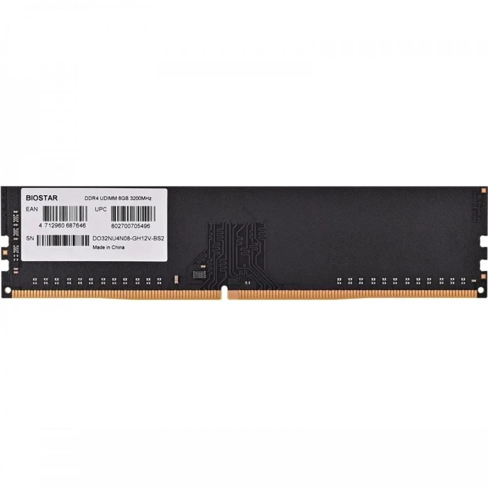 Серверная оперативная память ОЗУ BIOSTAR DO32NU4N08 8 ГБ, DDR4
