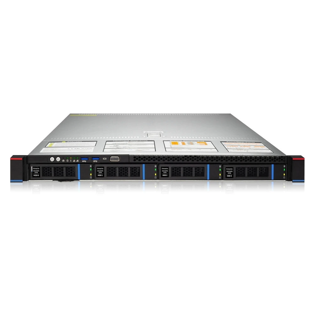 Сервер Gooxi SL101D04R6246 1U Rack, Xeon Gold 6246, 3300 МГц, 12, 24.75, 1 x 64 ГБ, SFF 2.5" + LFF 3.5", 4