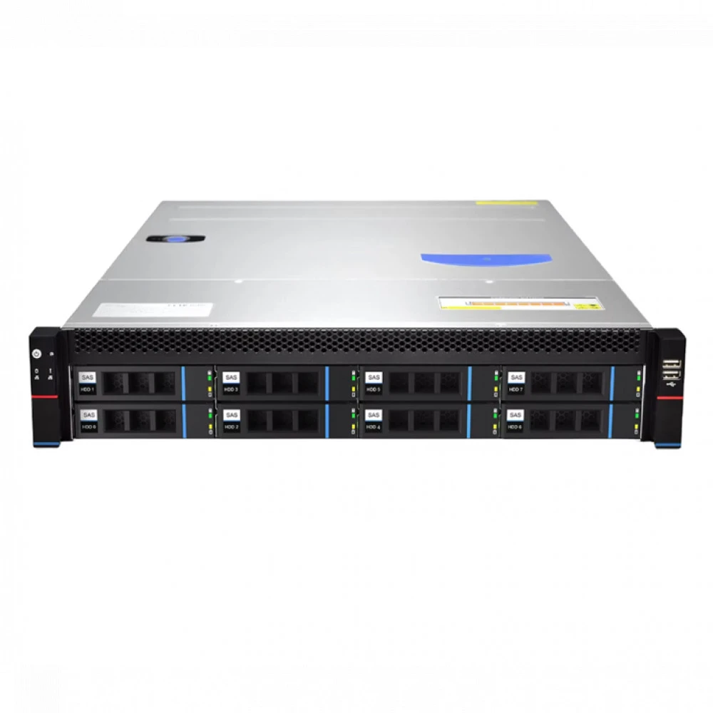 Сервер Gooxi RMC2108X12DPL-4310-002 2U Rack, Xeon Silver 4310, 2100 МГц, 12, 18, 2 x 32 ГБ, SFF 2.5" + LFF 3.5", 8