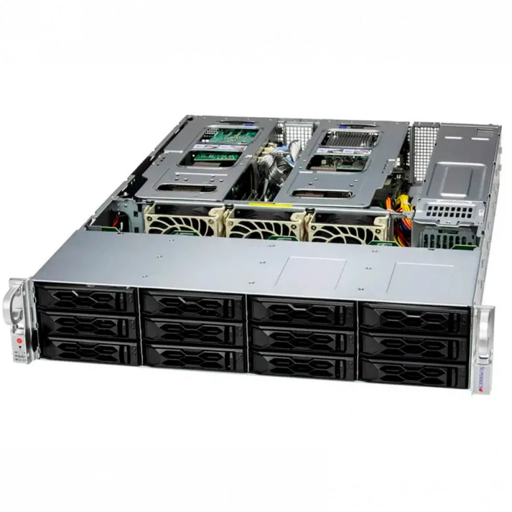 Сервер Altos BrainSphere R380 F7 US.RVPTL.00Q 2U Rack, Xeon 6530, 2100 МГц, 4, 64, 1 x 32 ГБ, SFF 2.5" + LFF  3.5", 12