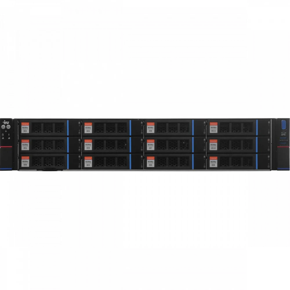 Сервер iRU Rock G2212P 2193457 2U Rack, Intel Xeon Platinum 8368, 2400 МГц, 38, 57, 4 x 32 ГБ, SFF 2.5" + LFF 3.5", 14, 2x 480 ГБ, 3x 6 ТБ