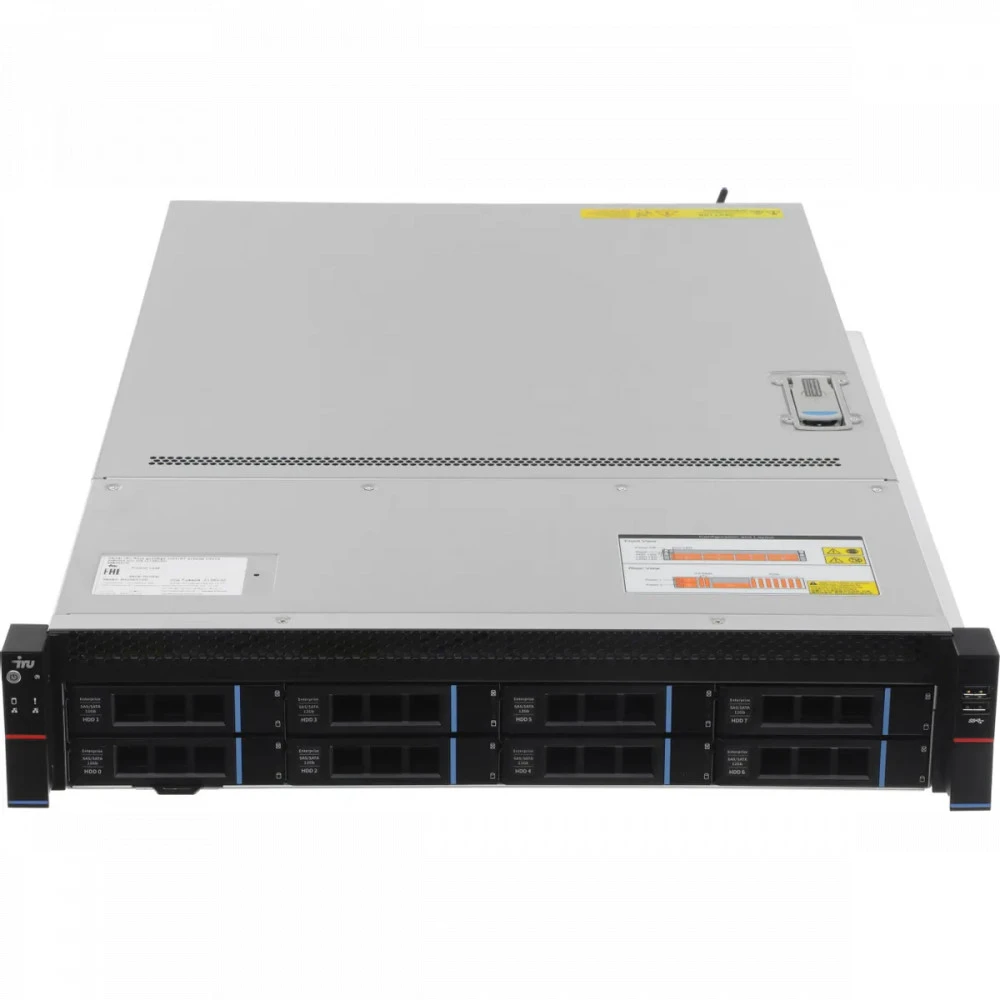 Сервер iRU Rock g2208ig3 2195992 2U Rack, Xeon Silver 4314, 2400 МГц, 16, 24, 2 x 32 ГБ, SFF 2.5" + LFF  3.5", 10, 2x 480 ГБ