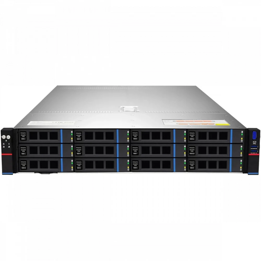 Сервер iRU RockIT RM-GX260 2197302 2U Rack, Xeon Gold 6544Y, 3600 МГц, 16, 45, 4 x 32 ГБ, SFF 2.5" + LFF 3.5", 14, 2x 480 ГБ