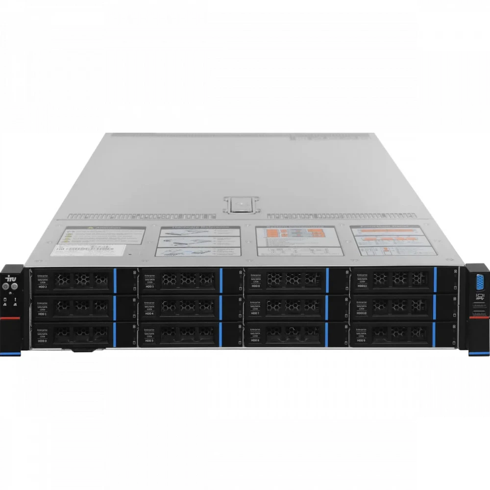 Сервер iRU RockIT RM-GX260 2197302 2U Rack, Xeon Gold 6544Y, 3600 МГц, 16, 45, 4 x 32 ГБ, SFF 2.5" + LFF 3.5", 14, 2x 480 ГБ