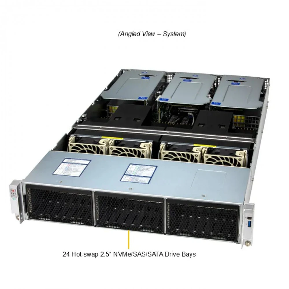 Серверная платформа Supermicro SYS-222C-TN Rack (2U)