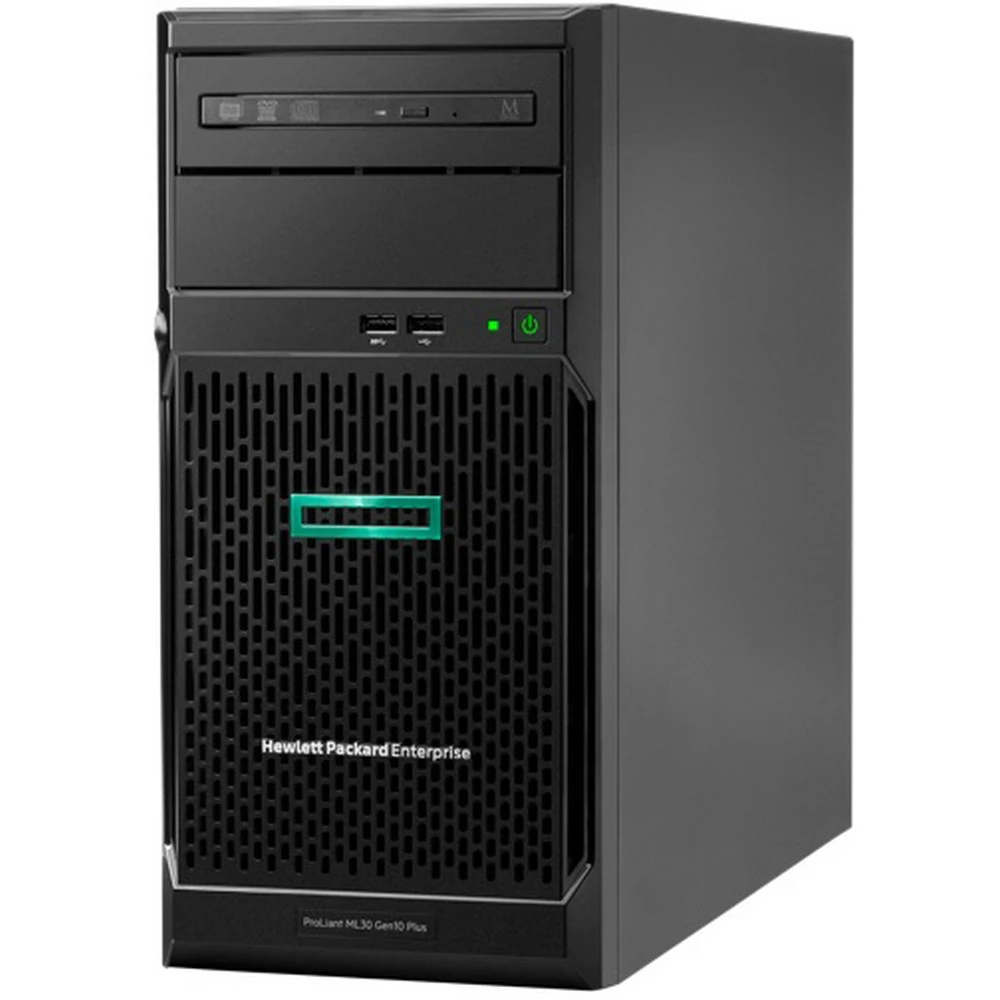 Сервер HPE ProLiant ML30 Gen10 Plus P66396-421 Tower, Xeon E-2314, 2800 МГц, 4, 8, 1 x 16 ГБ, SFF 2.5", 8