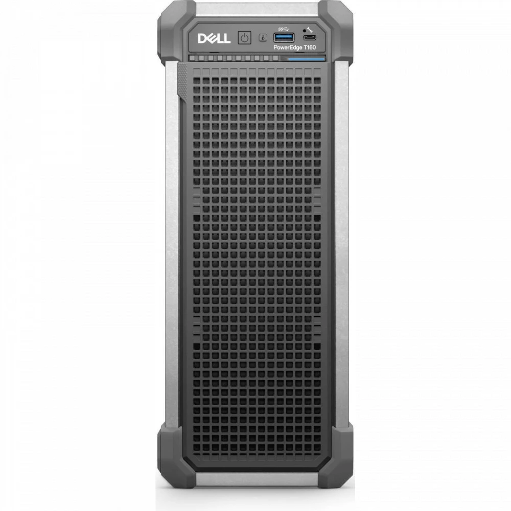Сервер Dell PowerEdge T160 Mini Tower, Xeon 6315P, 2800 МГц, 4, 12, 1 x 32 ГБ, LFF 3.5", 3, 2x 2 ТБ