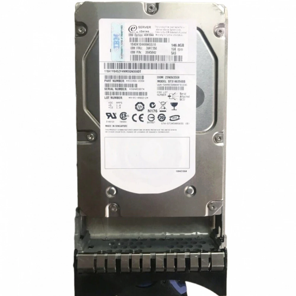 Серверный жесткий диск IBM 146 ГБ 40K1044 3,5 LFF, 146 ГБ, SAS