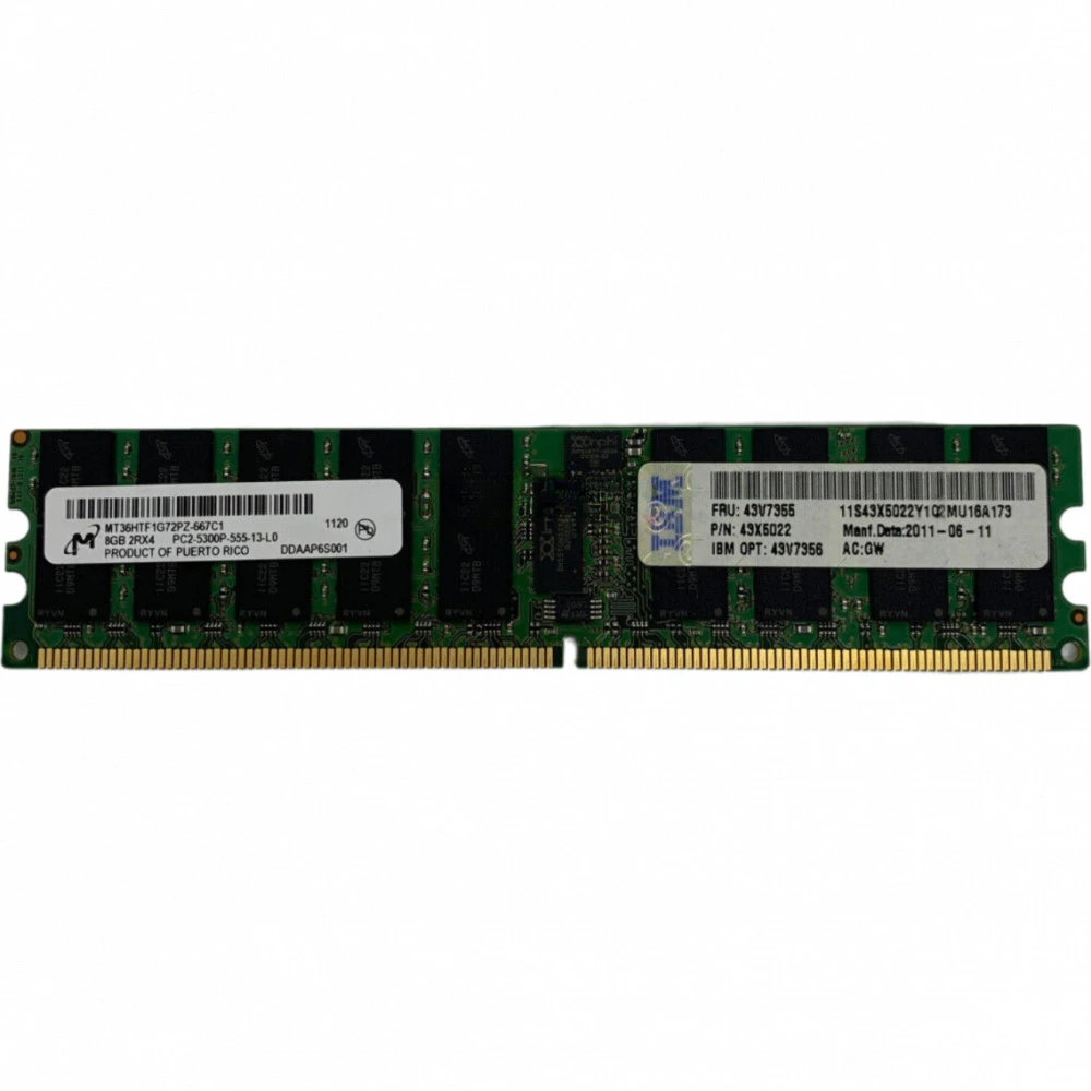 Серверная оперативная память ОЗУ IBM 8 ГБ 43V7355 8 ГБ, DDR2