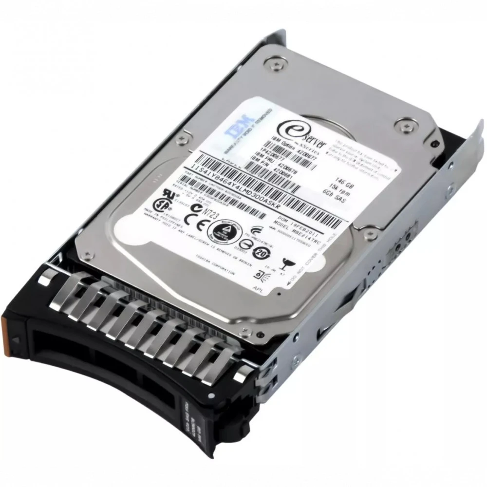 Серверный жесткий диск IBM 146GB 15K SAS 2.5 HDD 42D0678 2,5 SFF, 146 ГБ, SAS