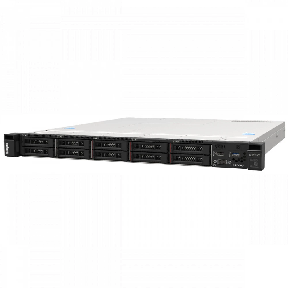 Сервер Lenovo ThinkSystem SR250 7D7QA02QEA 1U Rack, Xeon E-2356G, 3200 МГц, 6, 12, 1 x 32 ГБ, 8, 1x 960 ГБ