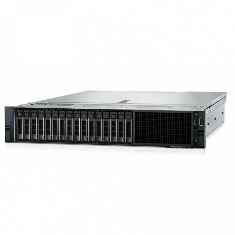 Сервер Dell R750XS EMEA_PER750XS5SPL_210-AZYQ Xeon Silver 4314, 2400 МГц, 16, 24, 1 x 32 ГБ, 4, 1x 2.4 ТБ