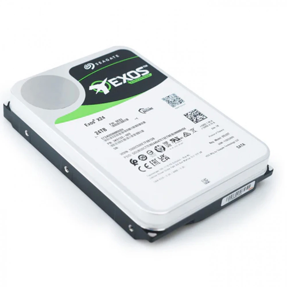 Серверный жесткий диск Seagate Exos X24 X24 ST24000NM002H 3,5 LFF, 240 ГБ, SATA