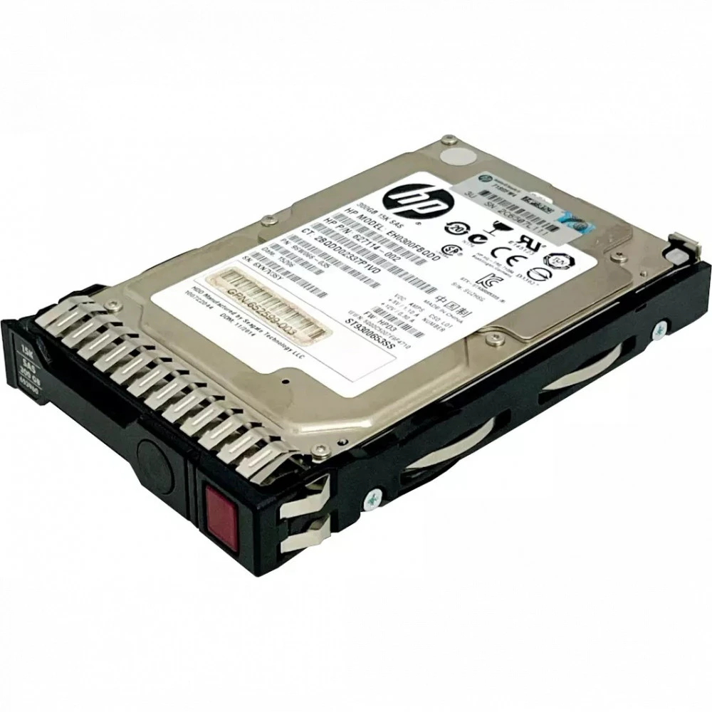 Серверный жесткий диск HPE 300GB 6G SAS 15K rpm SFF (2.5-inch) SC Enterprise 652611-B21 2,5 SFF, 300 ГБ, SAS