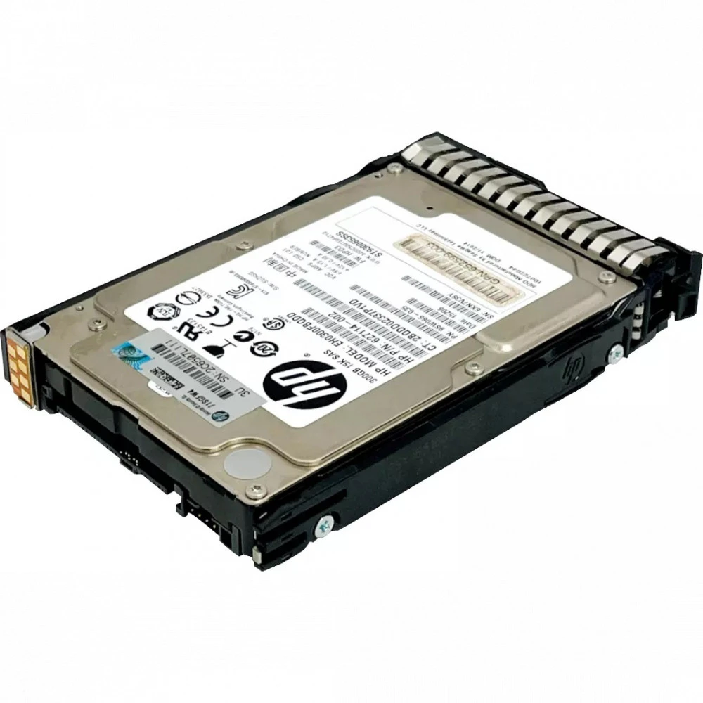 Серверный жесткий диск HPE 300GB 6G SAS 15K rpm SFF (2.5-inch) SC Enterprise 652611-B21 2,5 SFF, 300 ГБ, SAS