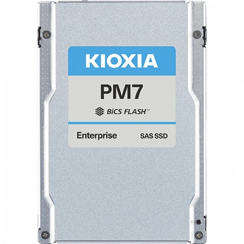 Серверный жесткий диск KIOXIA SSD 15.36Tb SAS Kioxia PM7-R (KPM7VRUG15T3) 2,5 SFF, 15.36 ТБ, SAS