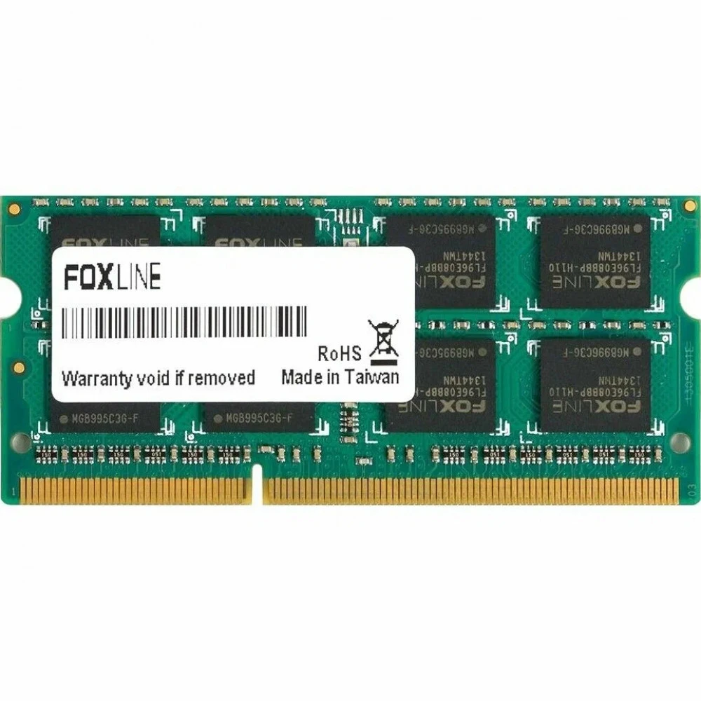 Серверная оперативная память ОЗУ Foxline 16Gb DDR4 3200MHz ECC SO-DIMM FL3200D4ES22S-16G 16 ГБ, DDR4