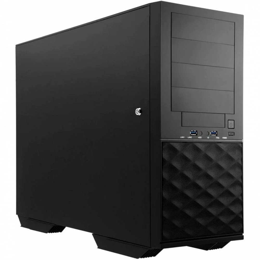 Сервер iRU Rock W9205P 2073061 Tower, Xeon Silver 4214, 2200 МГц, 12, 16.5, 2 x 32 ГБ, SFF 2.5" + LFF  3.5", 4