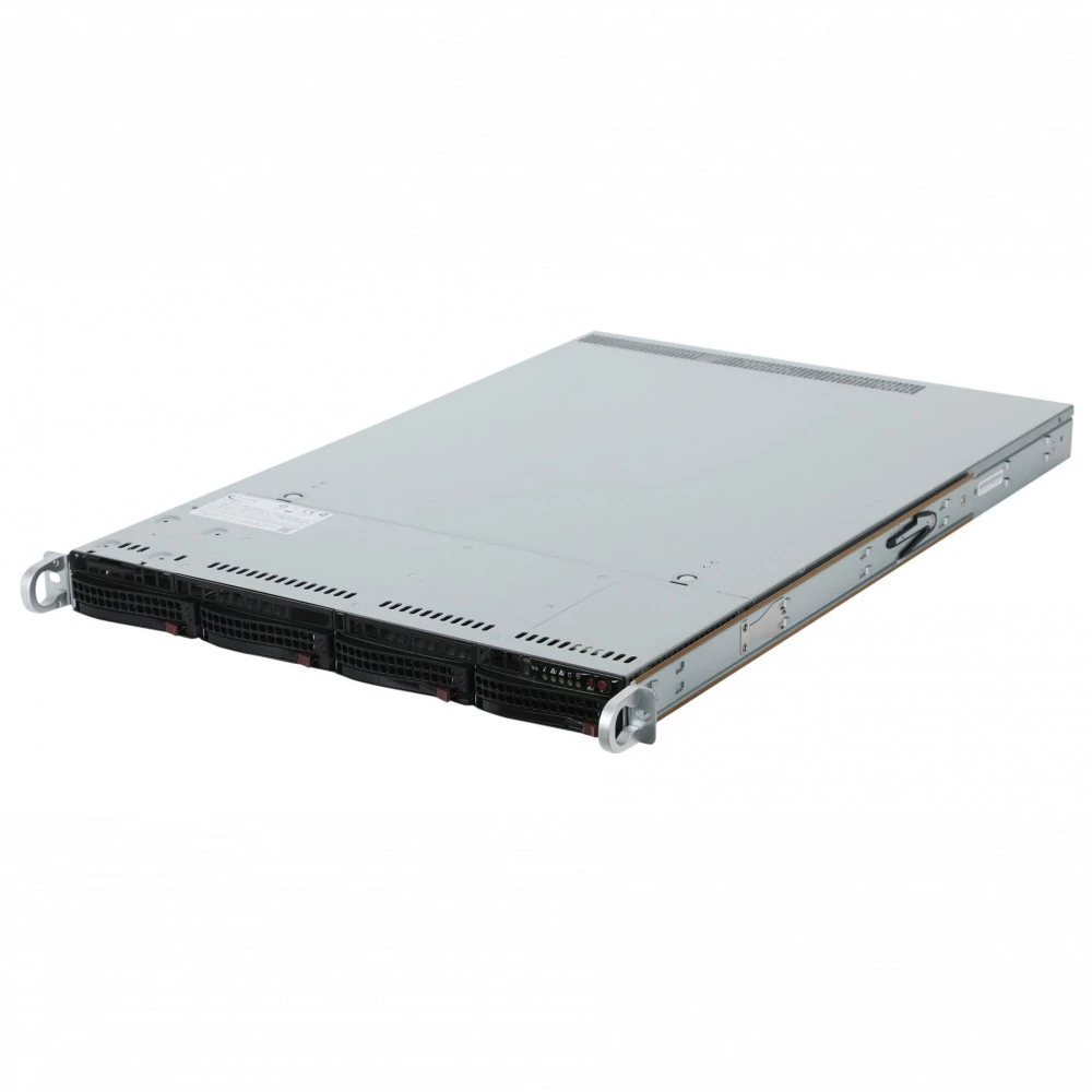 Сервер iRU Rock S1204P 2073107 1U Rack, Xeon Gold 6240R, 2400 МГц, 24, 35.75, 4 x 32 ГБ, LFF 3.5", 4