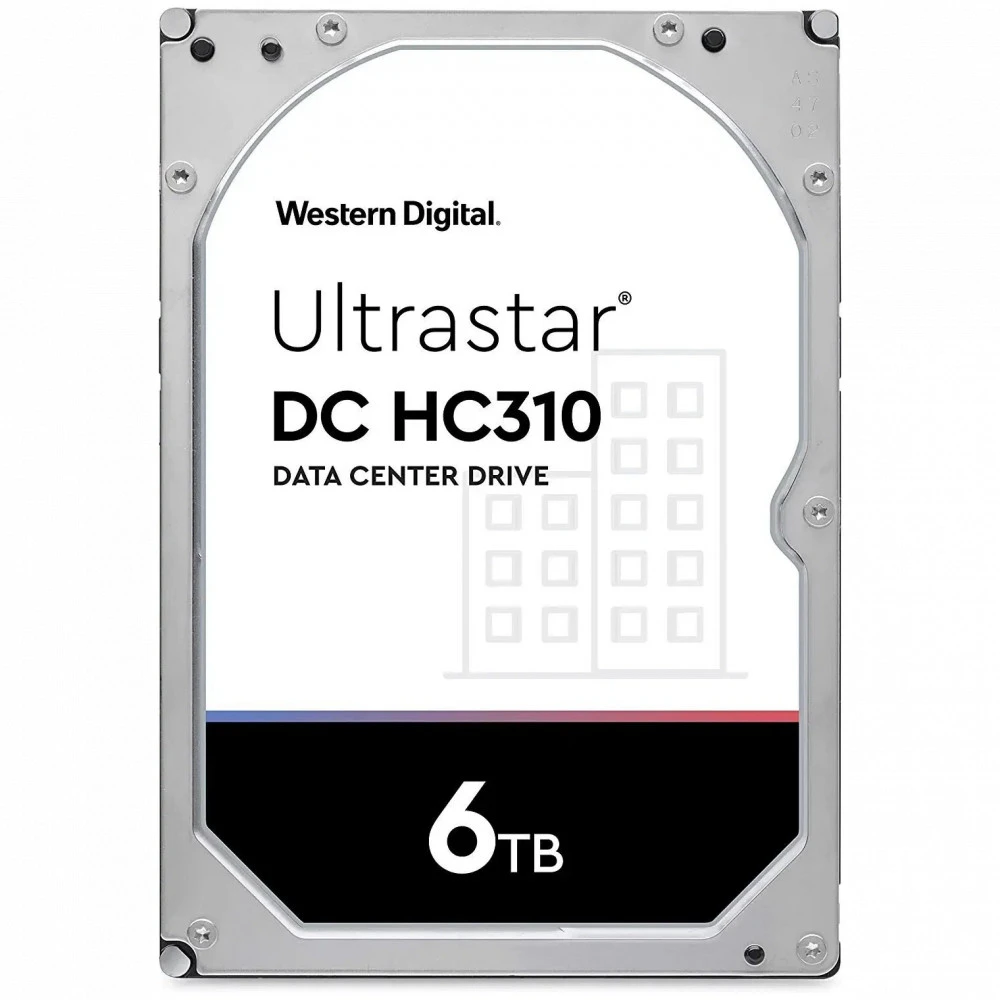 Серверный жесткий диск Western Digital Ultrastar DC HC310 HUS726T6TALE6L4 HUS726T6TALE6L4_0B36535 3,5 LFF, 6 ТБ, SATA