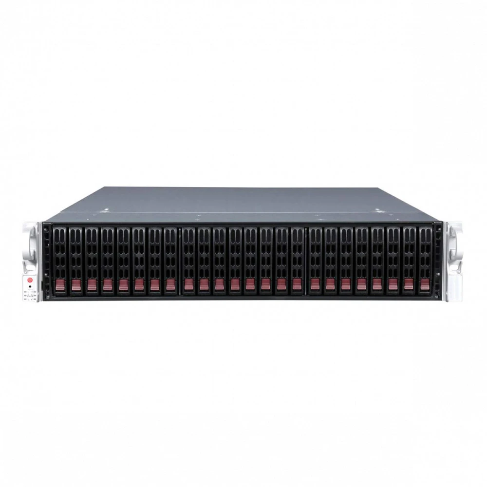 Сервер iRU Rock S2224P 2079104 2U Rack, Xeon Gold 6126, 2600 МГц, 12, 19.25, 4 x 32 ГБ, SFF 2.5", 24