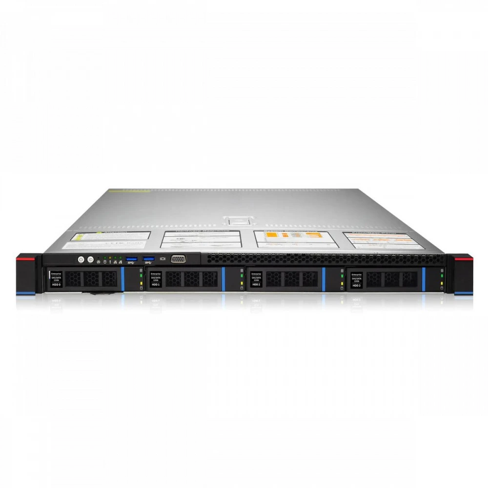 Сервер iRU Rock G1204P 2084300 1U Rack, Xeon Gold 6330, 2000 МГц, 28, 42, 4 x 32 ГБ, SFF 2.5" + LFF  3.5", 4