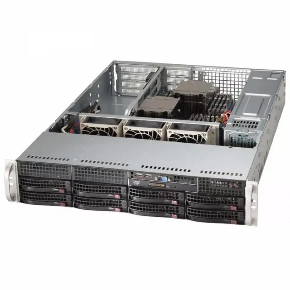 Сервер Supermicro SYS-6029P-TRT SYS6029PTRT6230 2U Rack, Xeon Gold 6230, 2100 МГц, 20, 27.5, 4 x 32 ГБ, 2x 960 ГБ