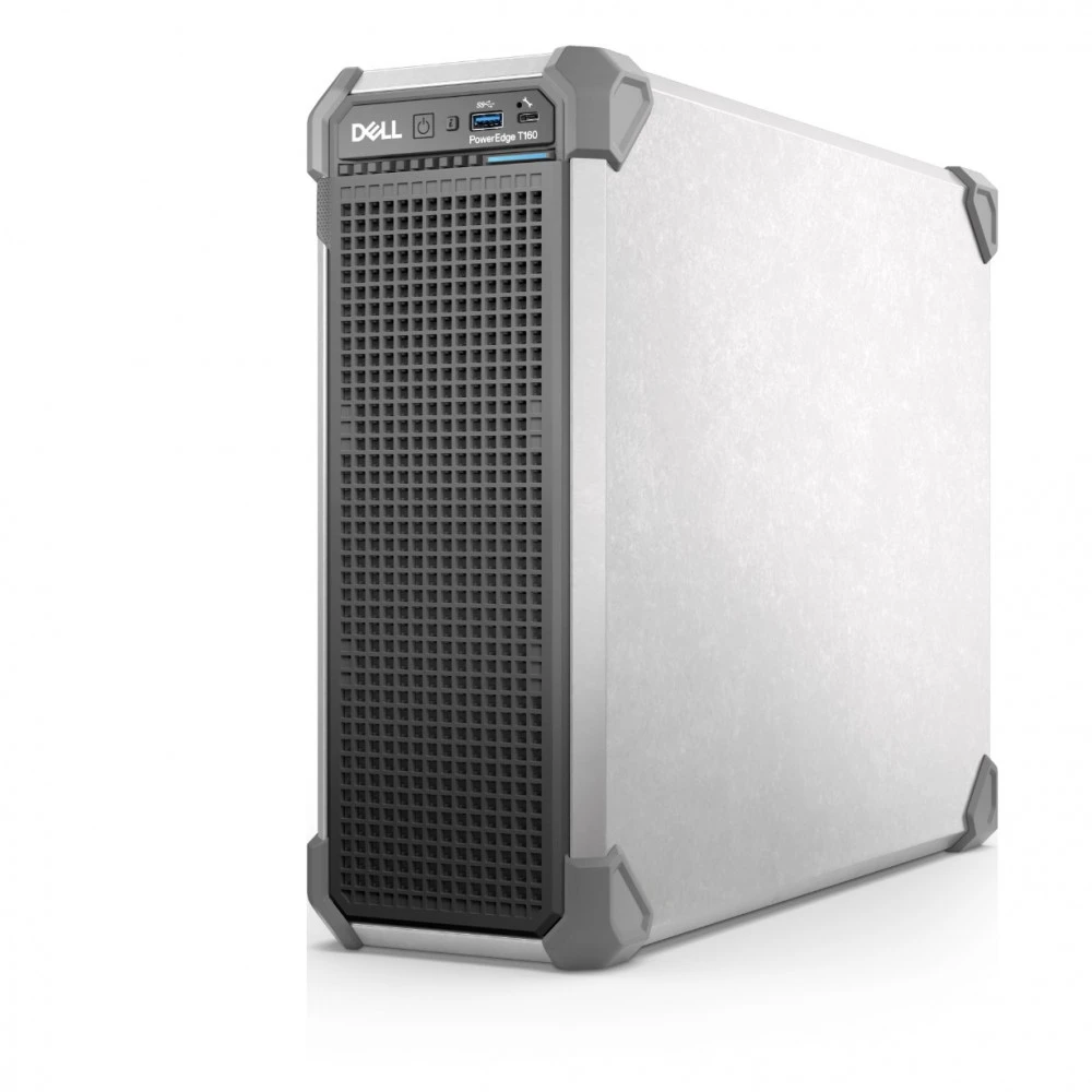Сервер Dell T160 210-BLHN-EMEA_PET160SPL3 Tower, Xeon E-2434, 3400 МГц, 4, 12, 1 x 16 ГБ, LFF 3.5", 4, 1x 480 ГБ