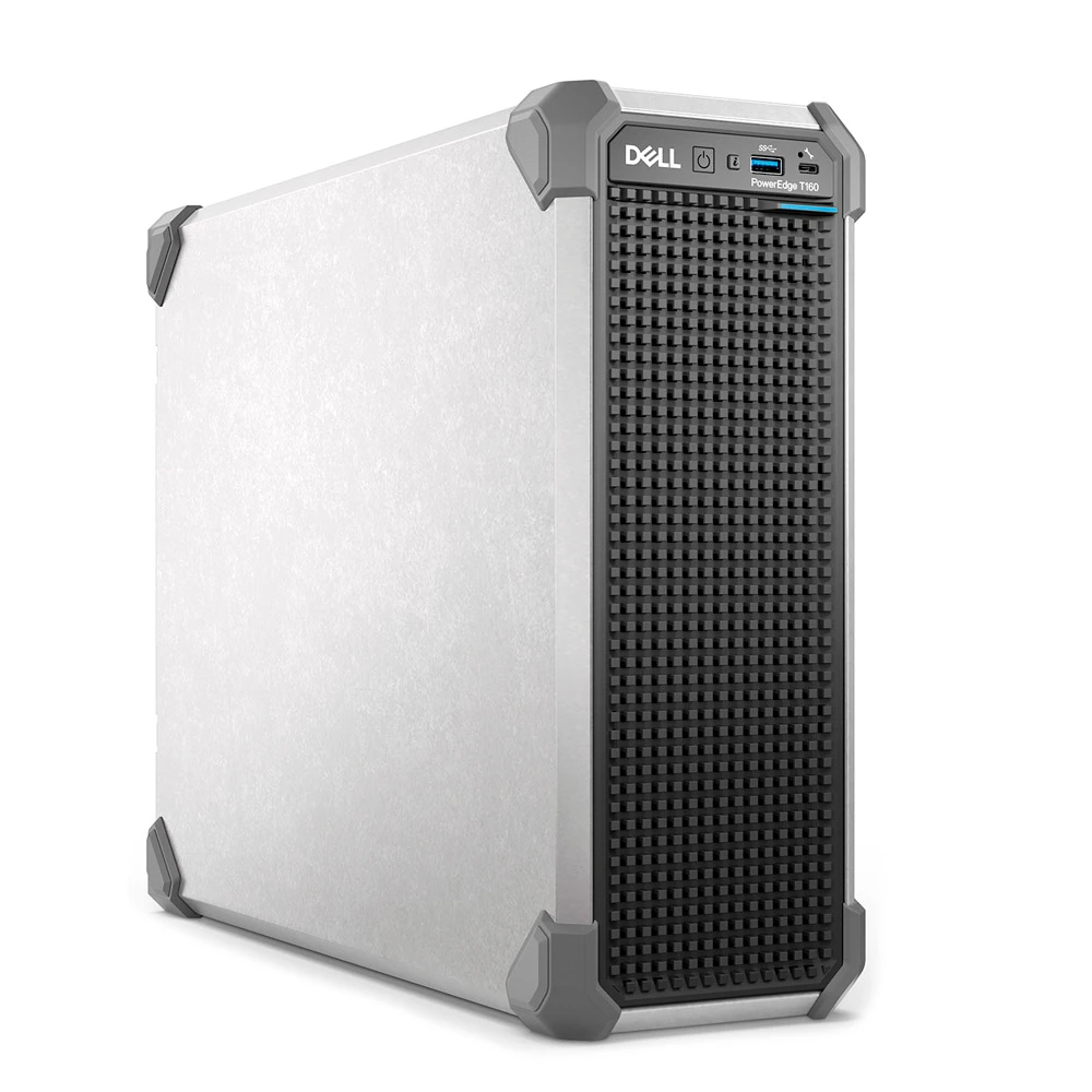Сервер Dell T160 210-BLHN-EMEA_PET160SPL3 Tower, Xeon E-2434, 3400 МГц, 4, 12, 1 x 16 ГБ, LFF 3.5", 4, 1x 480 ГБ