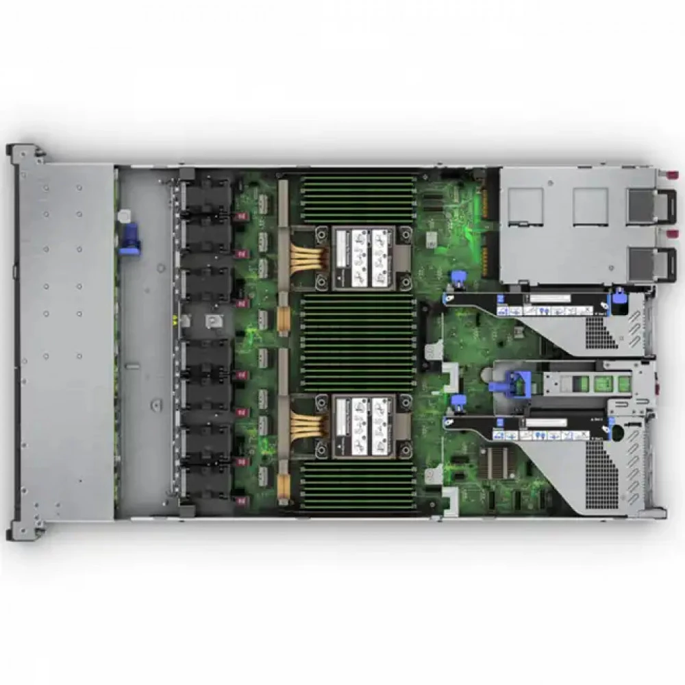 Сервер HPE DL360 Gen11 P71673-425 1U Rack, Xeon Silver 4510, 2400 МГц, 12, 30, 2 x 32 ГБ, SFF 2.5", 8, 2x 960 ГБ