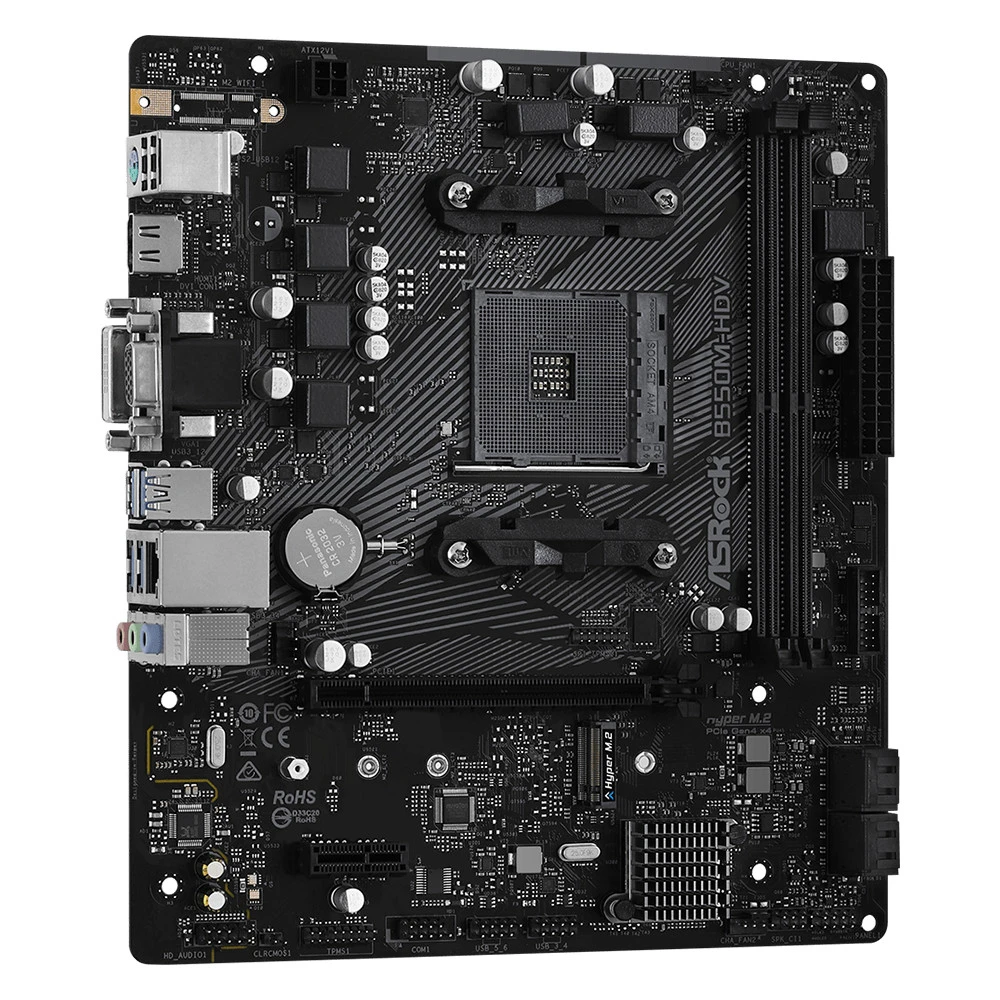 Материнская плата ASRock B550M-HDV DDR4 Micro-ATX, AMD AM4