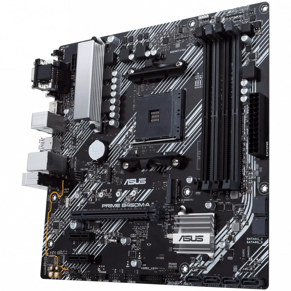 Материнская плата Asus PRIME B450M-A II DDR4 Micro-ATX, AMD AM4