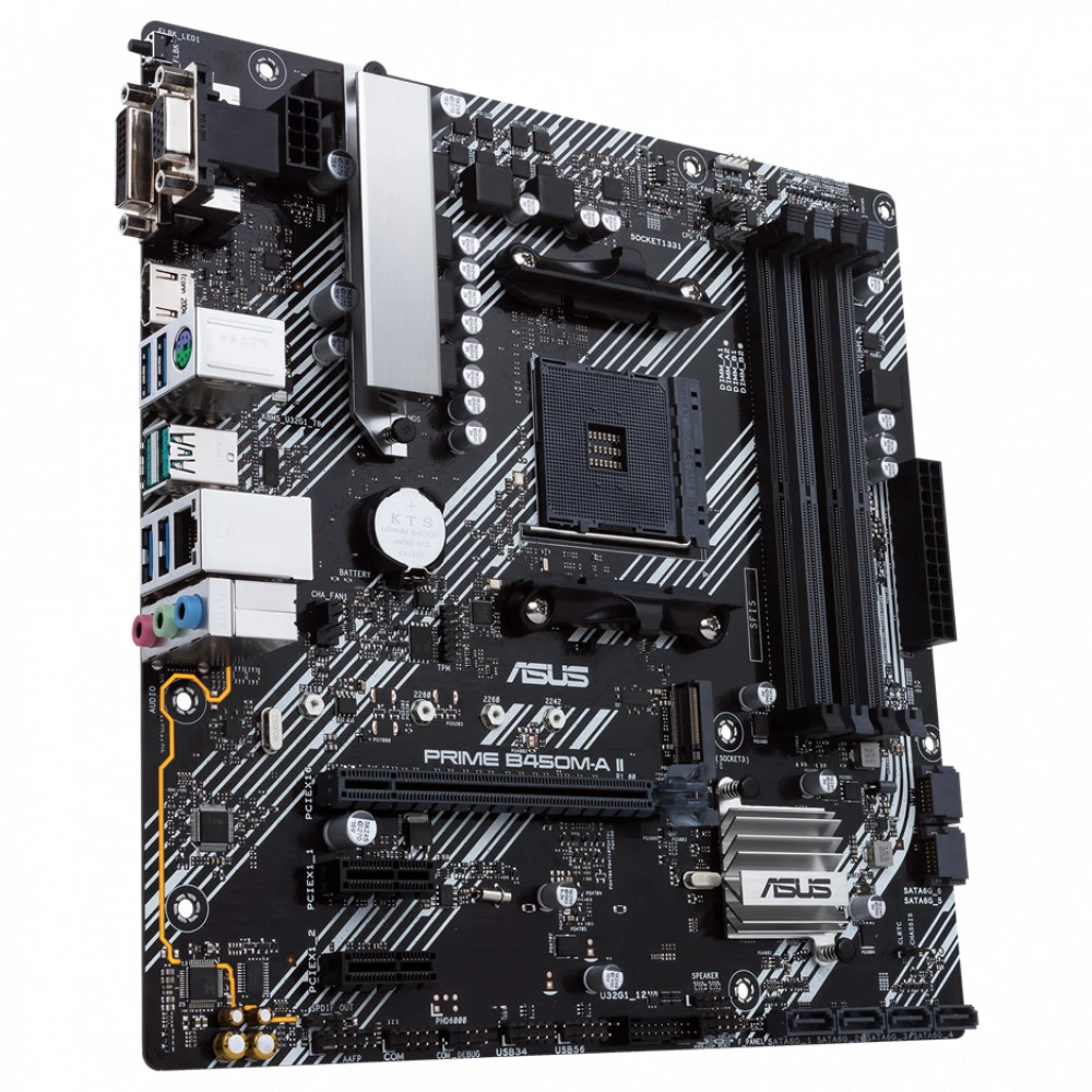 Материнская плата Asus PRIME B450M-A II DDR4 Micro-ATX, AMD AM4