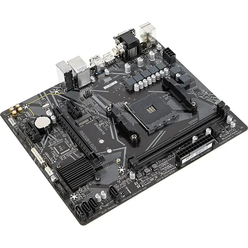Материнская плата Gigabyte A520M S2H DDR4 Rev. 1.x Micro-ATX, AMD AM4