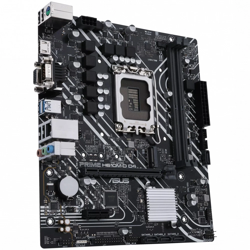 Материнская плата Asus PRIME H610M-D D4 DDR4 Micro-ATX, LGA 1700