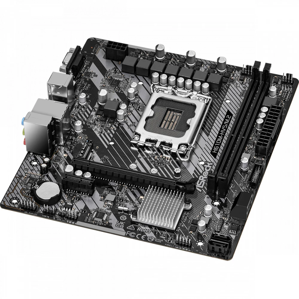 Материнская плата ASRock H610M-HVS/M.2 R2.0 DDR4 Micro-ATX, LGA 1700